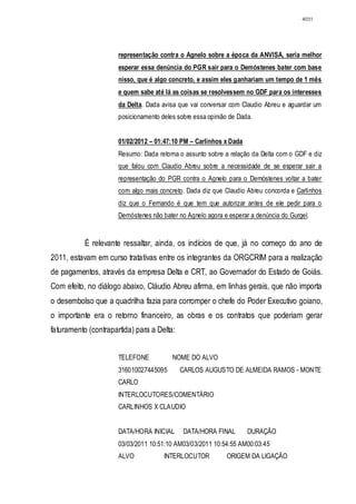 Relatório CPMI do Cachoeira parte 2