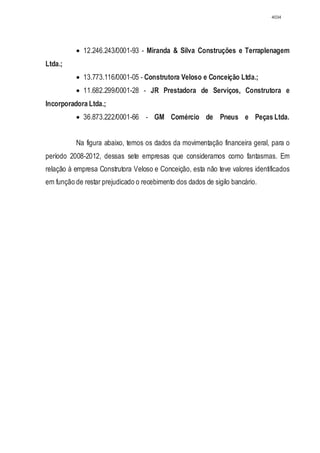 Relatório CPMI do Cachoeira parte 2