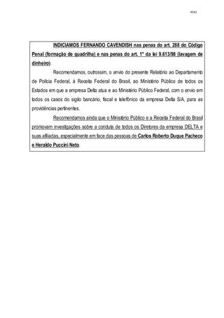 Relatório CPMI do Cachoeira parte 2