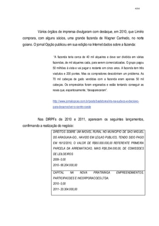 Relatório CPMI do Cachoeira parte 2