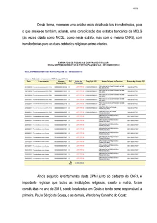 Relatório CPMI do Cachoeira parte 2
