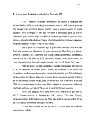 Relatório CPMI do Cachoeira parte 2