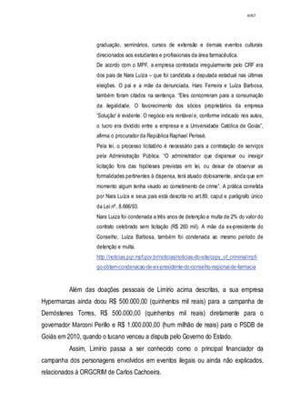 Relatório CPMI do Cachoeira parte 2