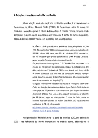 Relatório CPMI do Cachoeira parte 2