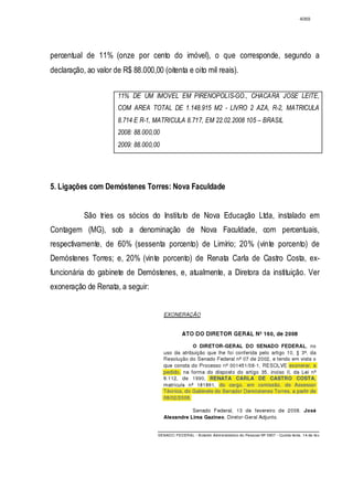Relatório CPMI do Cachoeira parte 2