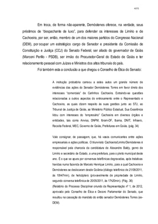 Relatório CPMI do Cachoeira parte 2