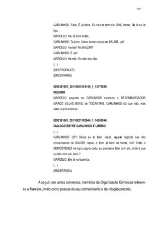 Relatório CPMI do Cachoeira parte 2