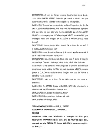 Relatório CPMI do Cachoeira parte 2