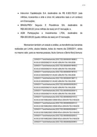Relatório CPMI do Cachoeira parte 2