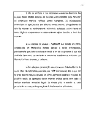 Relatório CPMI do Cachoeira parte 2