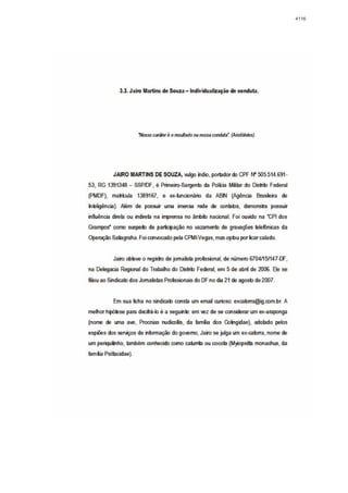 Relatório CPMI do Cachoeira parte 2