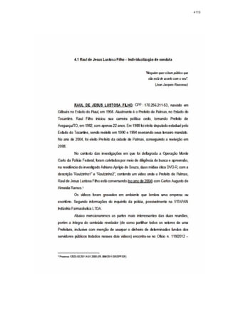 Relatório CPMI do Cachoeira parte 2