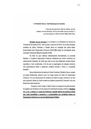 Relatório CPMI do Cachoeira parte 2