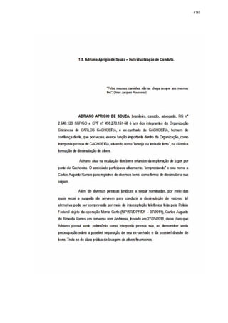 Relatório CPMI do Cachoeira parte 2