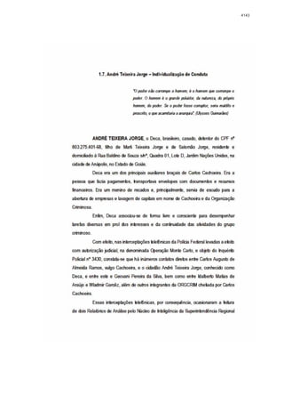 Relatório CPMI do Cachoeira parte 2