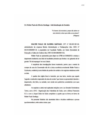 Relatório CPMI do Cachoeira parte 2