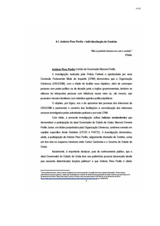 Relatório CPMI do Cachoeira parte 2