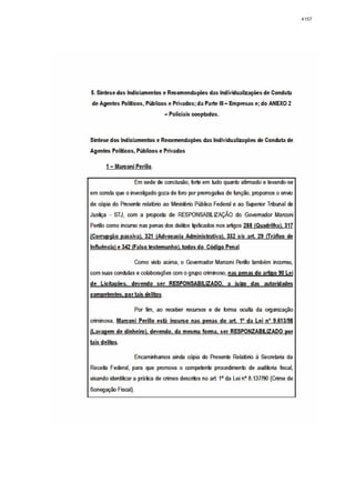 Relatório CPMI do Cachoeira parte 2