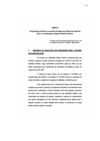 Relatório CPMI do Cachoeira parte 2