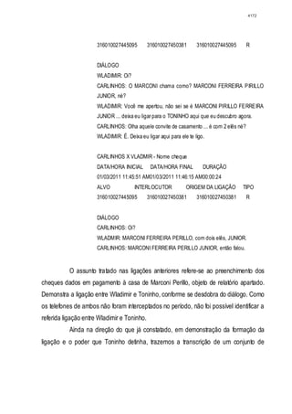 Relatório CPMI do Cachoeira parte 2