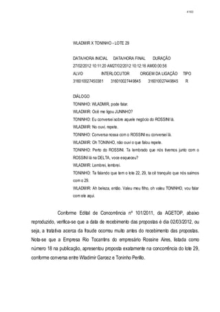 Relatório CPMI do Cachoeira parte 2