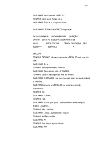 Relatório CPMI do Cachoeira parte 2