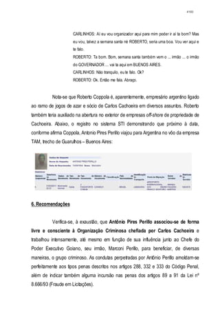 Relatório CPMI do Cachoeira parte 2