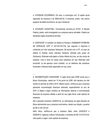 Relatório CPMI do Cachoeira parte 2