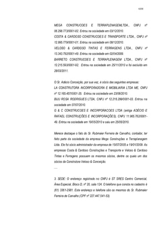 Relatório CPMI do Cachoeira parte 2