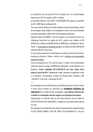 Relatório CPMI do Cachoeira parte 2