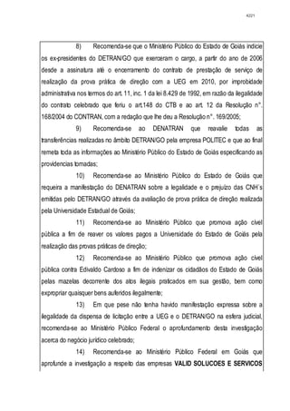 Relatório CPMI do Cachoeira parte 2