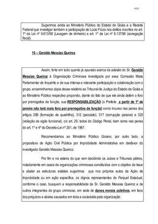 Relatório CPMI do Cachoeira parte 2