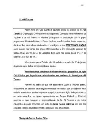 Relatório CPMI do Cachoeira parte 2