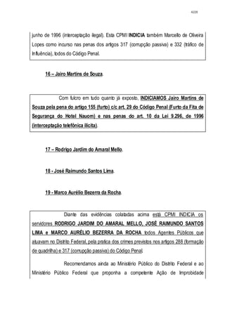 Relatório CPMI do Cachoeira parte 2