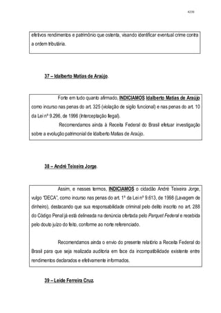 Relatório CPMI do Cachoeira parte 2
