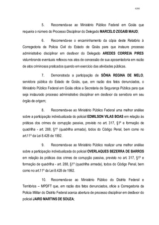 Relatório CPMI do Cachoeira parte 2