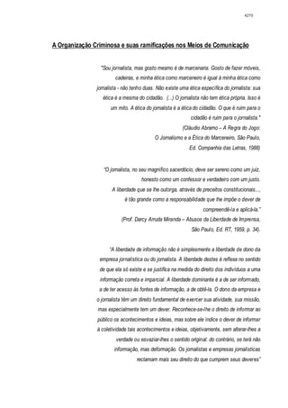 Relatório CPMI do Cachoeira parte 2