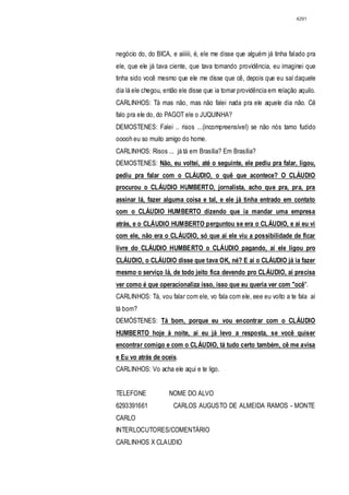 Relatório CPMI do Cachoeira parte 2