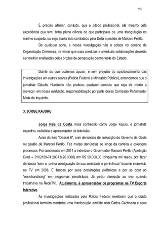 Relatório CPMI do Cachoeira parte 2