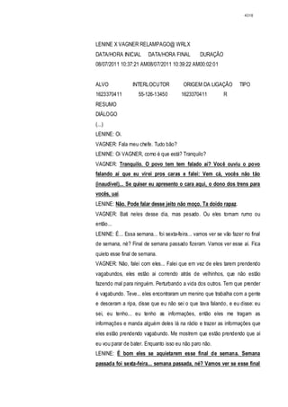 Relatório CPMI do Cachoeira parte 2