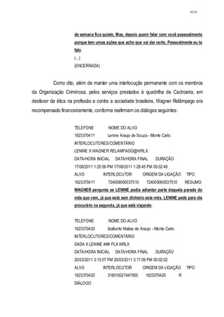 Relatório CPMI do Cachoeira parte 2