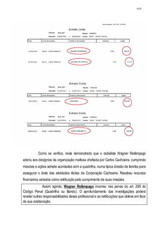 Relatório CPMI do Cachoeira parte 2