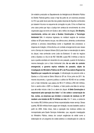 Relatório CPMI do Cachoeira parte 2