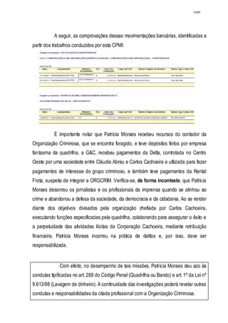 Relatório CPMI do Cachoeira parte 2