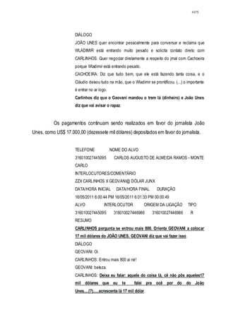 Relatório CPMI do Cachoeira parte 2