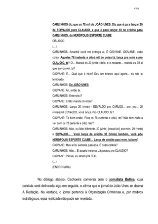 Relatório CPMI do Cachoeira parte 2