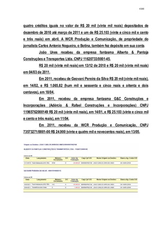 Relatório CPMI do Cachoeira parte 2