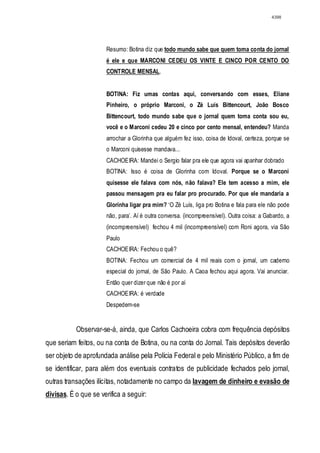 Relatório CPMI do Cachoeira parte 2