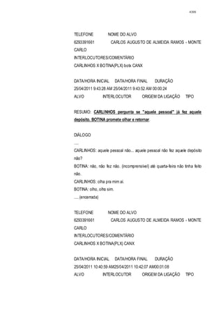 Relatório CPMI do Cachoeira parte 2