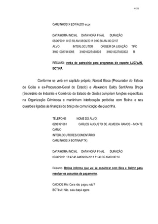 Relatório CPMI do Cachoeira parte 2